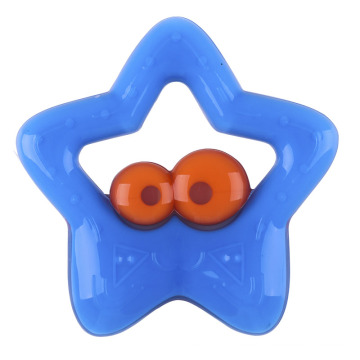 Juguetes para la dentición del bebé Mordedor de silicona con forma de estrella Mordedores para bebés sin Bpa